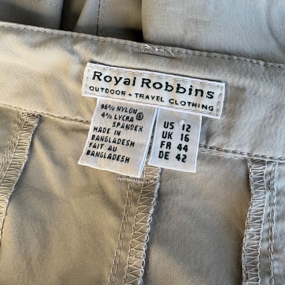 Royal Robbins Women's Outdoor Hiking Shorts Quick Dry Trail Travel‎ Active Sz 12 - Picture 5 of 6